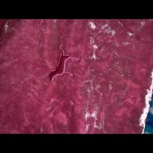 Velvet pink crop top